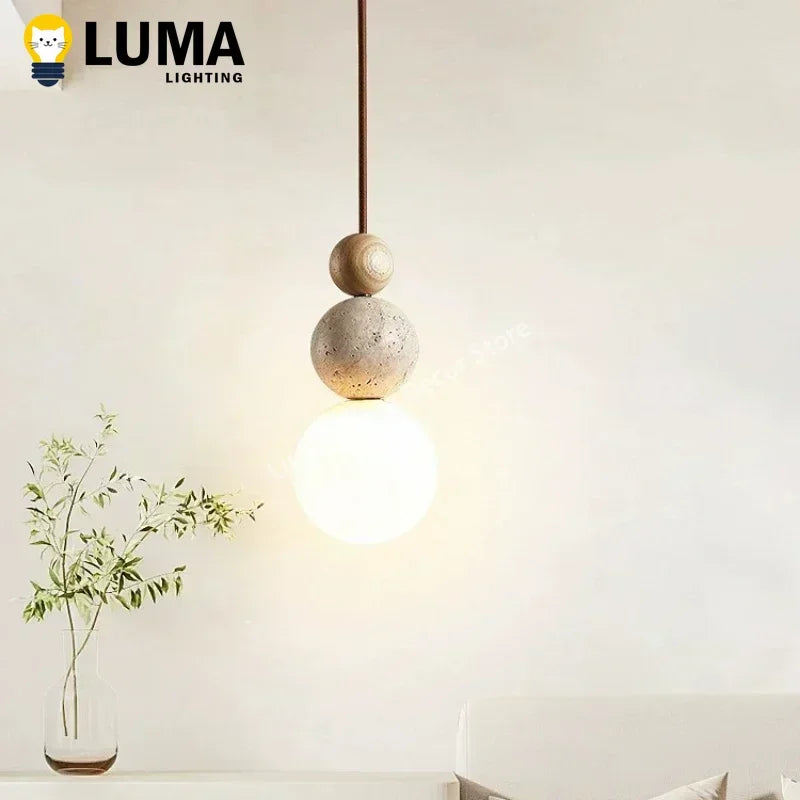 Sienna Travertine Pendant