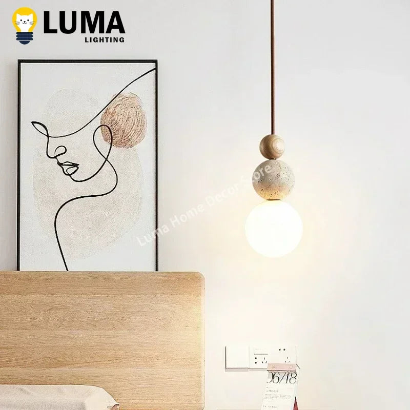 Sienna Travertine Pendant