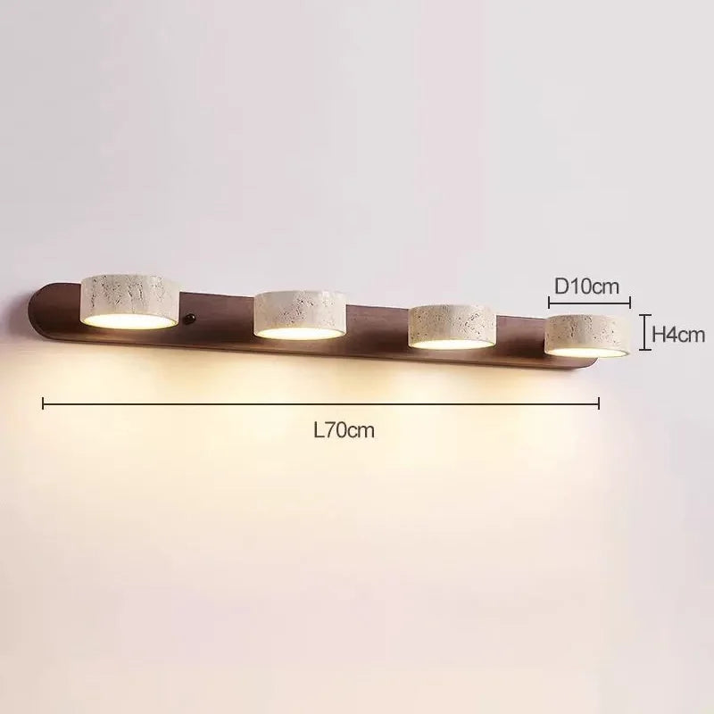 Terra Travertine Duo Wall Light