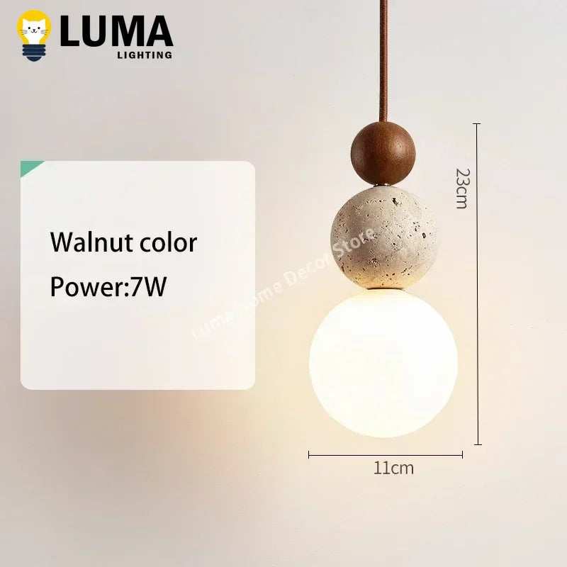 Sienna Travertine Pendant
