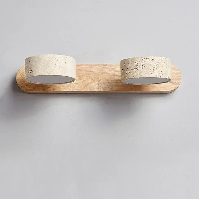 Terra Travertine Duo Wall Light