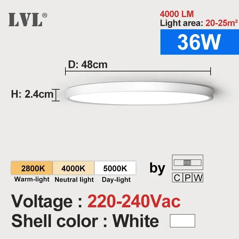 Linea Wood-Effect Flush Ceiling Light