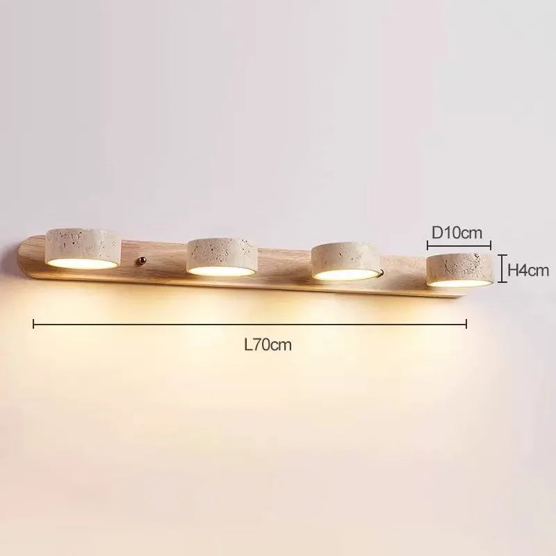 Terra Travertine Duo Wall Light