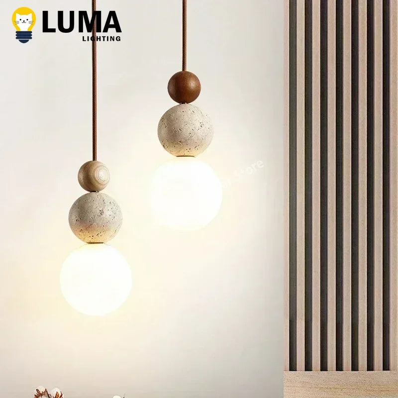 Sienna Travertine Pendant