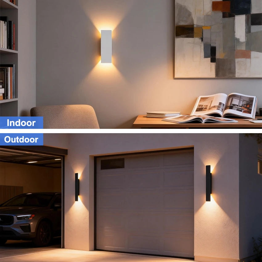 Quadra Outdoor Up & Down Wall Light