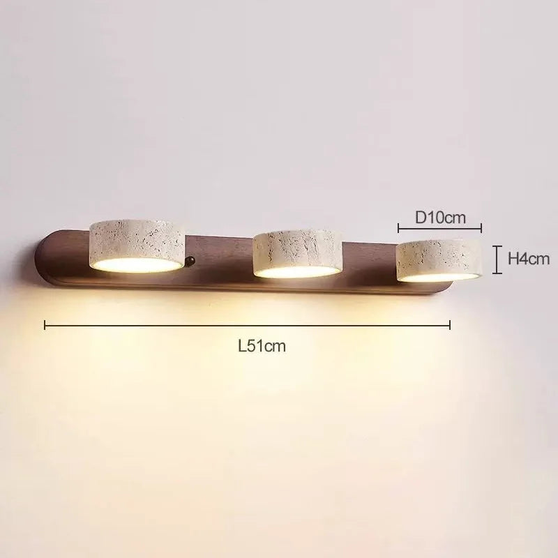 Terra Travertine Duo Wall Light