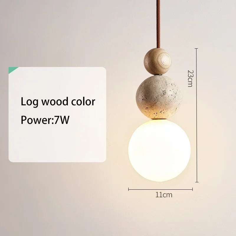 Sienna Travertine Pendant