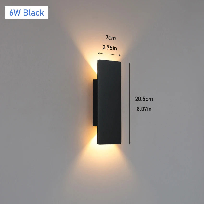 Quadra Outdoor Up & Down Wall Light