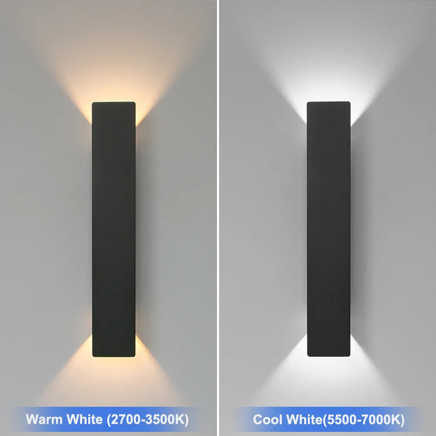 Quadra Outdoor Up & Down Wall Light